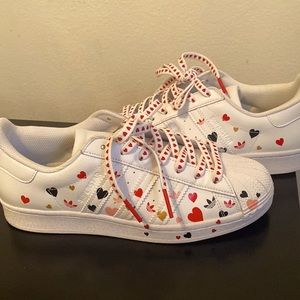 Superstar Valentine’s Day adidas sneakers